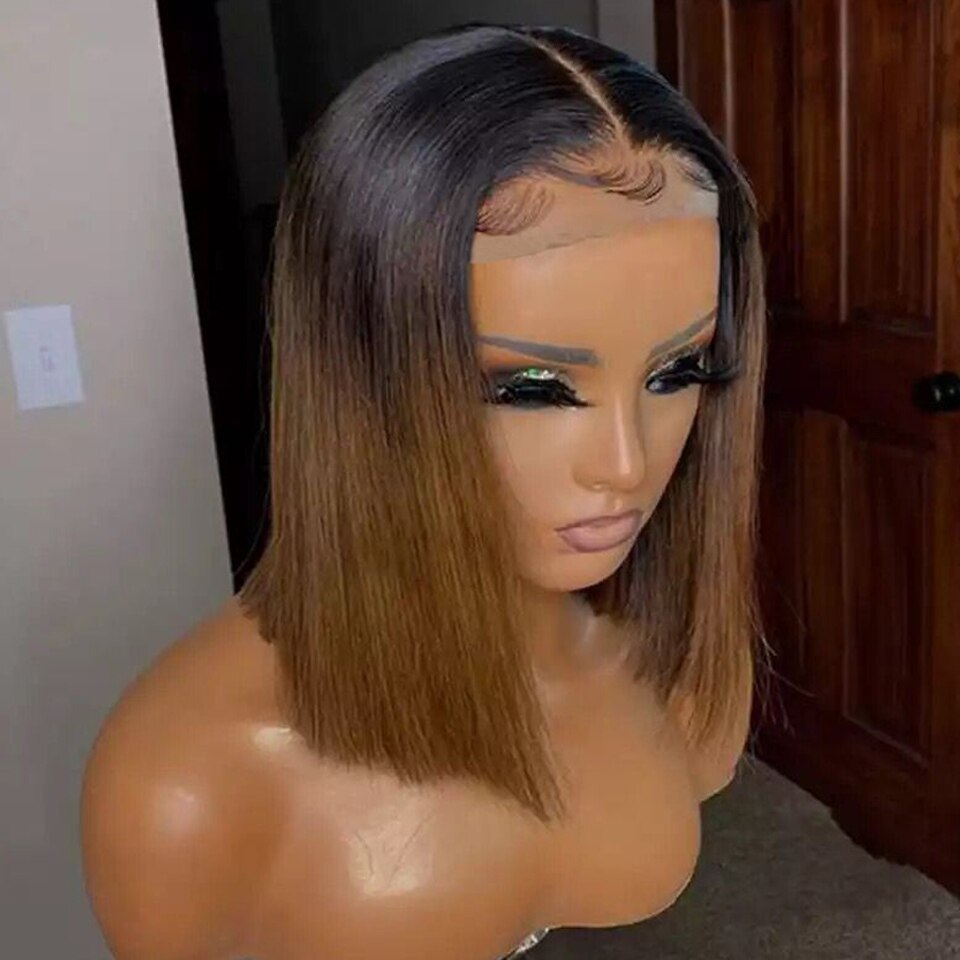 #1B/4 Ombre Miel Blonde Lace Front wig 13X4 - OSEZ LA WIG