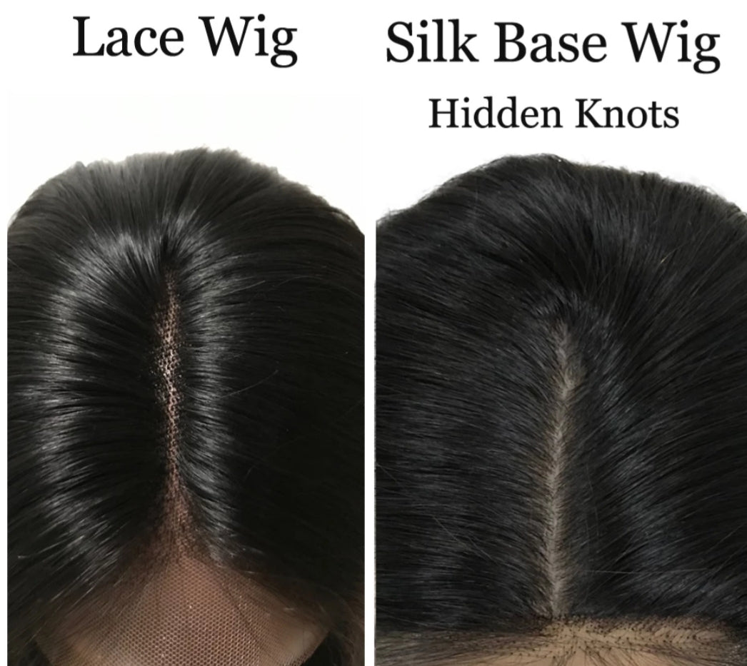 Faux cuir chevelu en lace front ondulée avec baby hair - OSEZ LA WIG