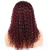 360 Lace Frontal avec Baby Hair Customizé Color 1B-99j Ombre Burgundy - OSEZ LA WIG