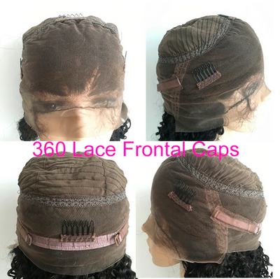 360 Lace Frontal Wig sans colle Curly Hair Color Natural - OSEZ LA WIG