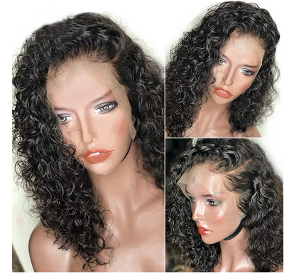 360 Lace Frontal Wig sans colle Curly Hair Color Natural - OSEZ LA WIG