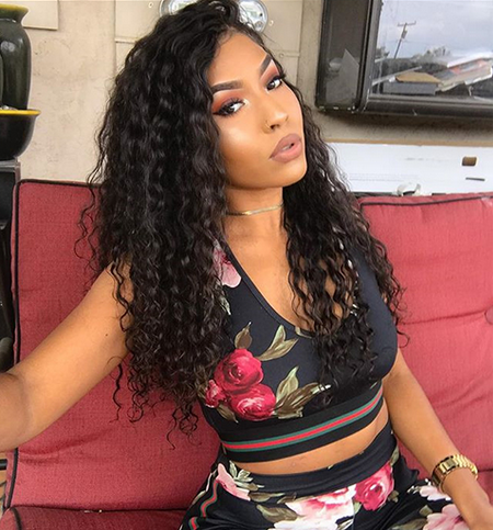 Lace Frontal Wig Sans Colle bouclée - OSEZ LA WIG