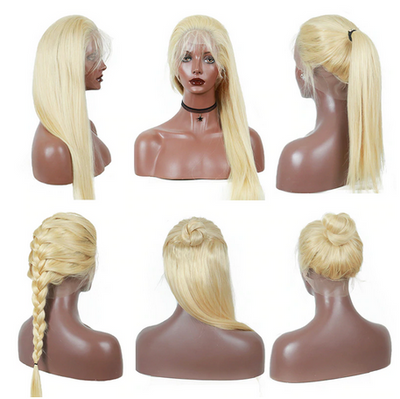 360 Lace Frontal Wig Honey Blonde With Natural  Hairline Straight - OSEZ LA WIG
