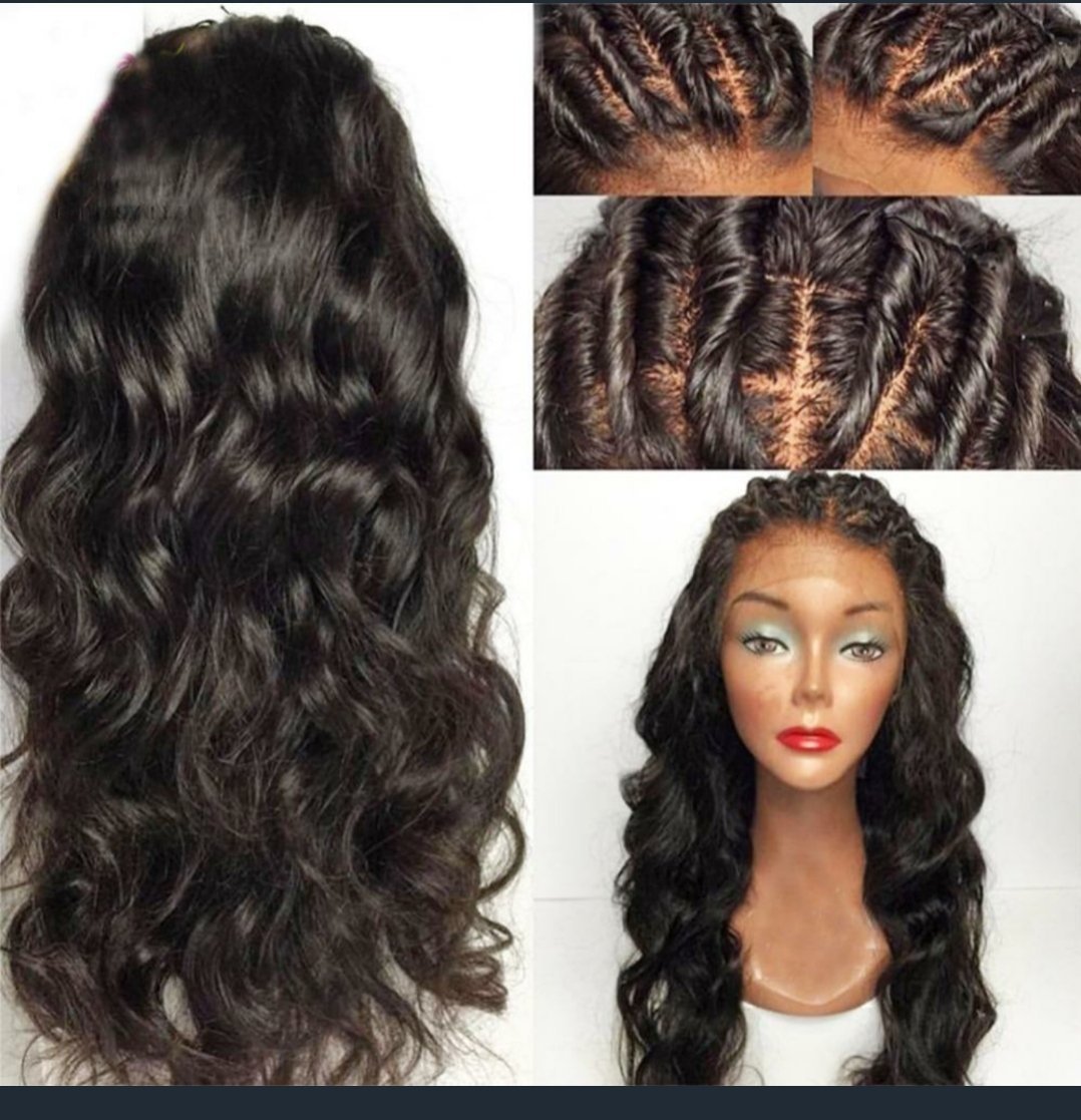 4x4 Silk Top Wig ondulé avec baby hair naturel - OSEZ LA WIG