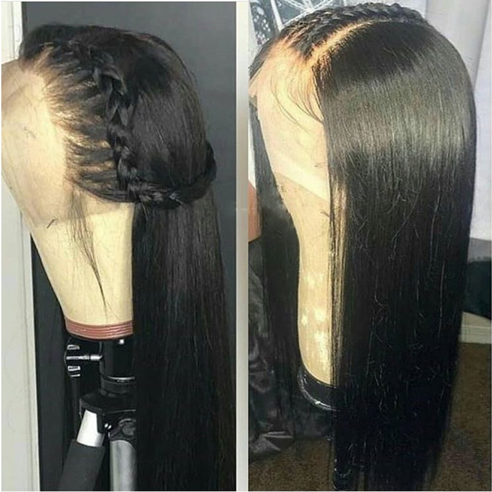 360 Lace Frontal Free Part Pre pincée Baby Hair sans colle - OSEZ LA WIG