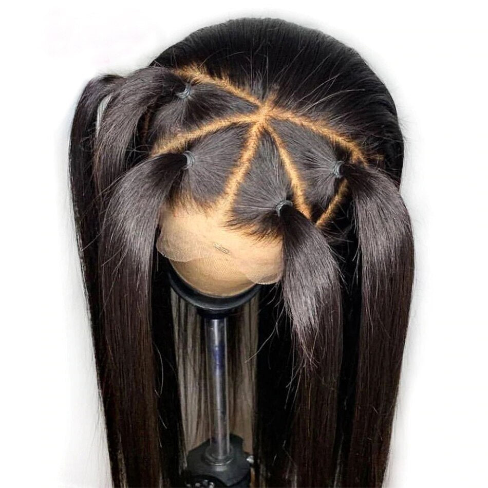 360 Lace Frontal Free Part Pre pincée Baby Hair sans colle - OSEZ LA WIG
