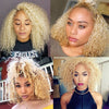 Lace Front Wig Kinky Curly Blonde 613 HD - OSEZ LA WIG