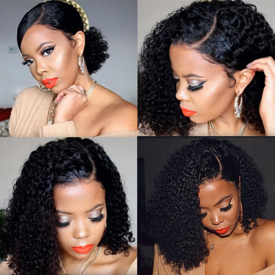 Short Lace Frontal Wig 13x6 Pre-Plucked With Baby Hair Curly - OSEZ LA WIG
