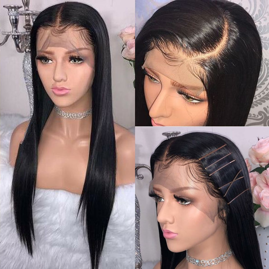 360 Lace Frontal Wig Customizé avec doux Baby Hair - OSEZ LA WIG