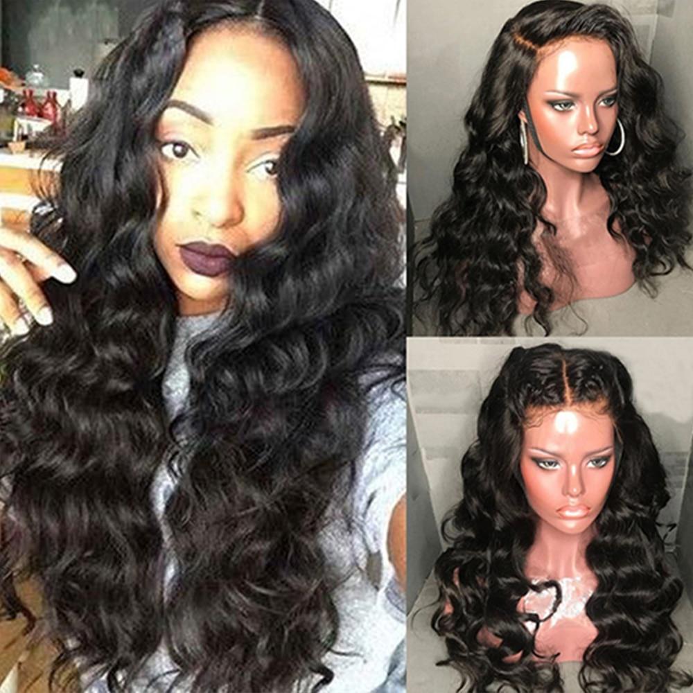 Faux cuir chevelu en lace front ondulée avec baby hair - OSEZ LA WIG