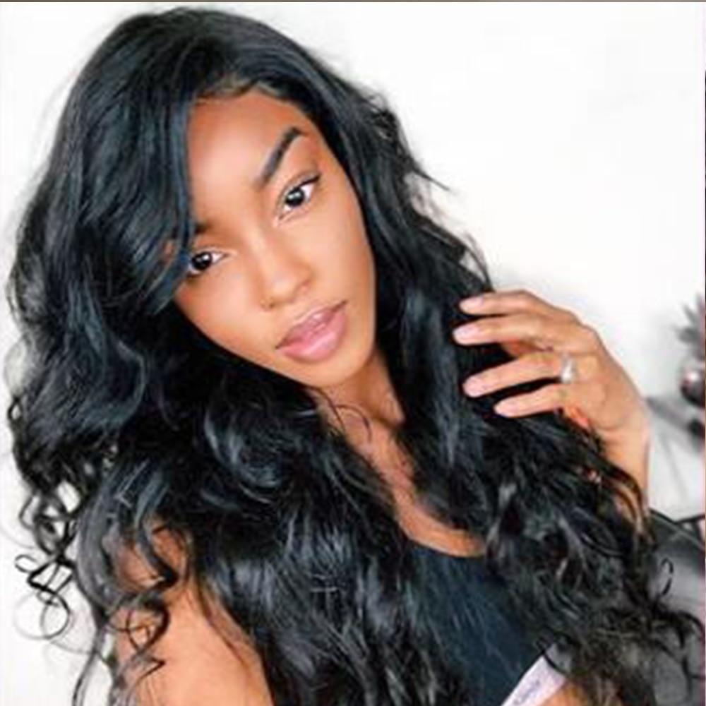 Faux cuir chevelu en lace front ondulée avec baby hair - OSEZ LA WIG