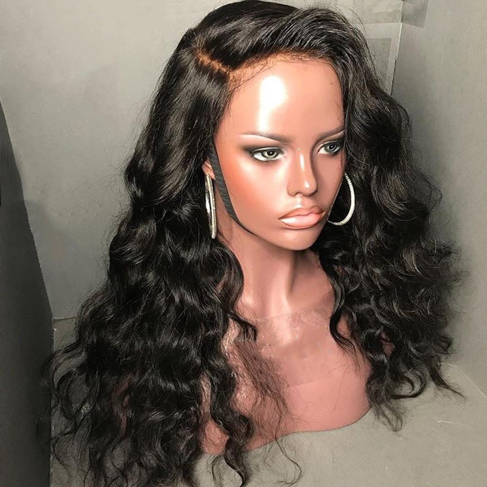 Faux cuir chevelu en lace front ondulée avec baby hair - OSEZ LA WIG