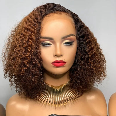 Afro Curly Brésilien 13x6 Lace Front pré pincée - OSEZ LA WIG