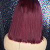 Lace Frontal Wig Pre Pincée Color 1B-99J Burgundy - OSEZ LA WIG