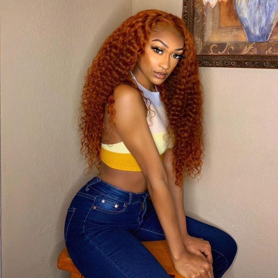 Wave Ginger Lace Front Wig avec baby hair dejà pré pincée - OSEZ LA WIG