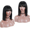 Lace Front Wig 13x6 Baby Hair Lisse avec frange Customizé (pré pincé) - OSEZ LA WIG