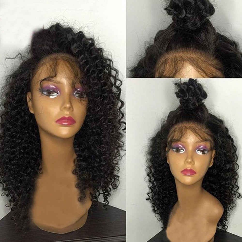 Lace Front Human Hair  sans colle pré pincée - OSEZ LA WIG
